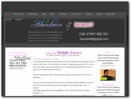 http://www.abundanceofbeauty.co.uk website