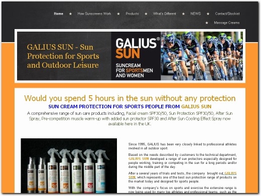 http://www.galiussun.co.uk website