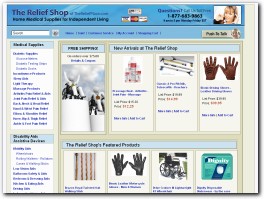http://www.thereliefshop.com website