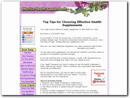 http://www.effective-health-supplements.com/index.html website