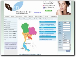 http://www.cosmeticsurgerythailand.com website