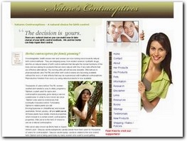 http://www.naturescontraceptives.com website