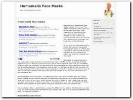 http://www.homemadefacemasks.org/ website