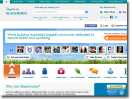 http://www.blackmores.com.au website