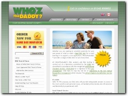 http://www.whozthedaddy.com website