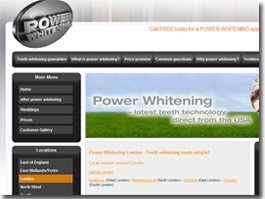 http://www.powerwhitening.co.uk/london website