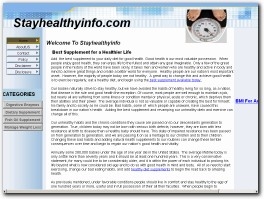 http://stayhealthyinfo.com website