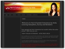 http://www.hairextensionsbyanita.com website