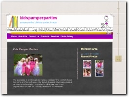 http://www.kidspamperparties.webs.com website