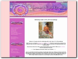 http://www.heavenandearthessentials.com website