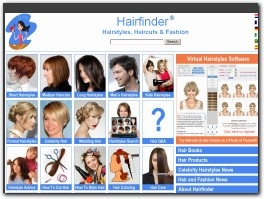http://www.hairfinder.com website