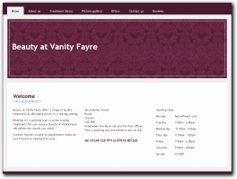 http://www.beautyatvanityfayre.co.uk website