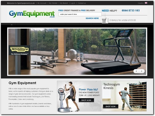 http://www.gymequipment.co.uk website