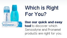 Sensodyne product finder