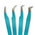 Crystal Teal Fibre Tip Lash Tweezer Bundle