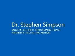 https://www.drstephensimpson.com/ website