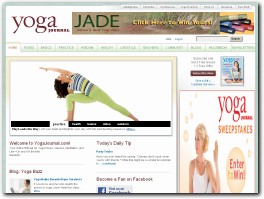 https://www.yogajournal.com/featured website