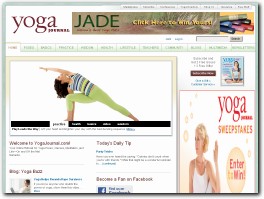 https://www.yogajournal.com/ website