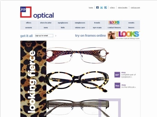 https://www.jcpenneyoptical.com website