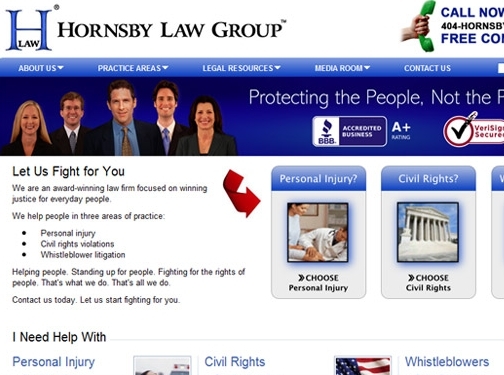 https://www.hornsbylaw.com/atlanta-malpractice-attorneys website