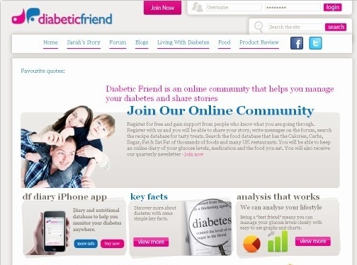 http://diabeticfriend.co.uk/ website