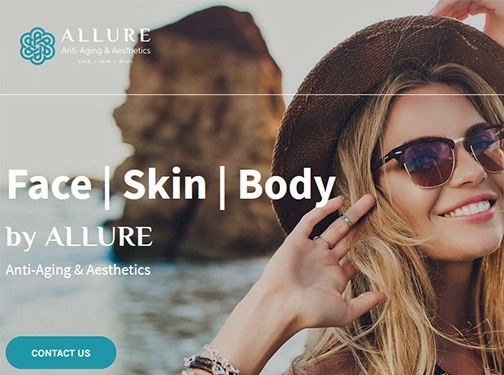 https://www.alluremedicalaesthetic.com/ website
